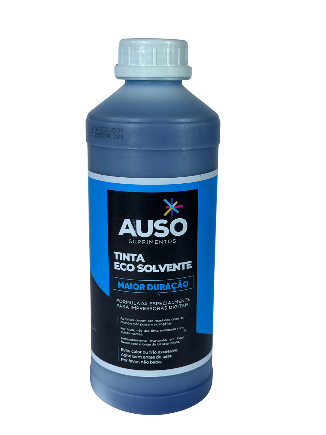 Tinta AUSO Eco-Solvente Ciano 1L IMP