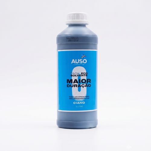 Tinta Eco Solvente Alta Duracao Ciano 1L