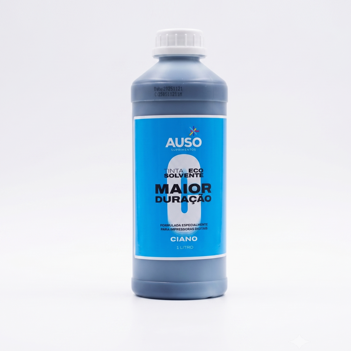 Tinta Eco Solvente Alta Duracao Ciano 1L