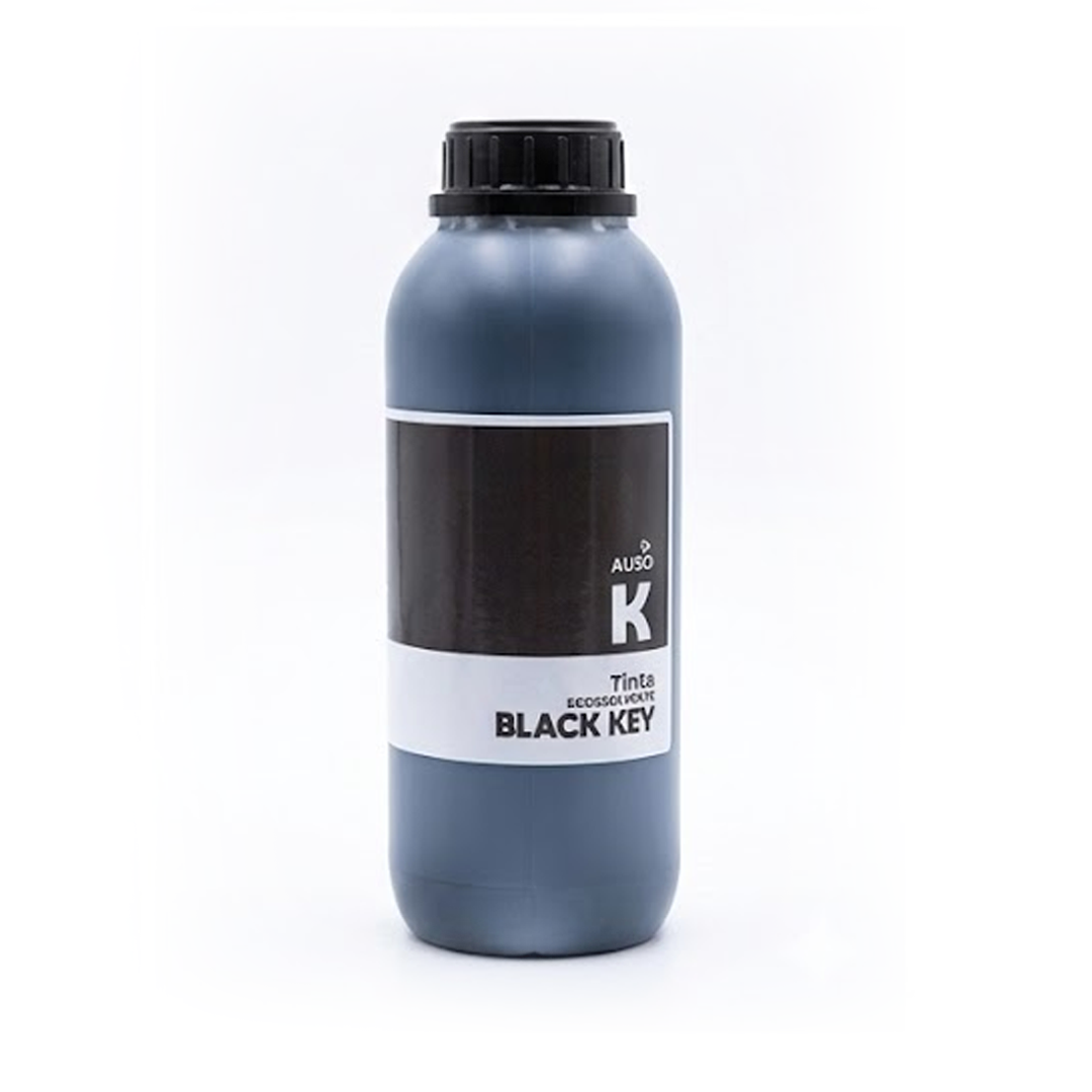 Tinta Eco Solvente Auso By Marabu 1L Alta Duracao Preta